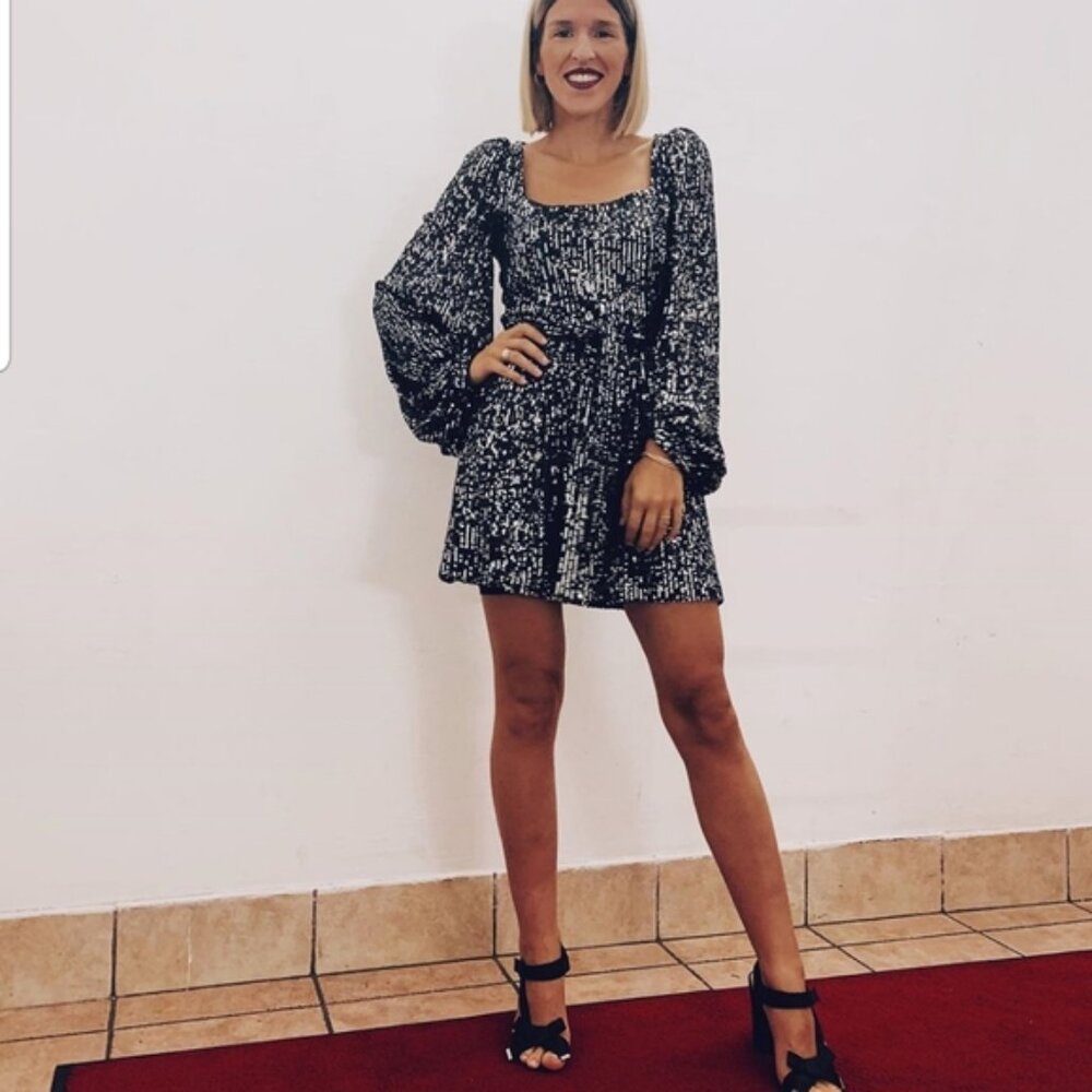 Zara Sequin Mini Dress - Picture 12 of 15